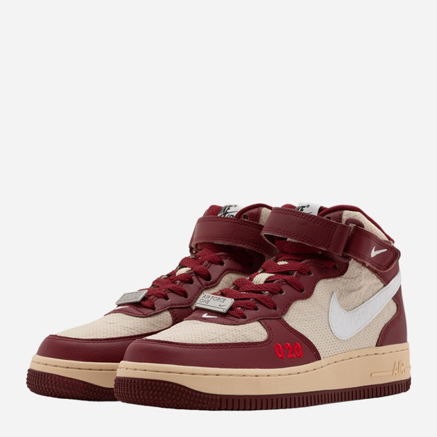 Чоловічі снікери Nike Air Force 1 Mid DO7045-600 41 Червоні (195244731909) - зображення 2