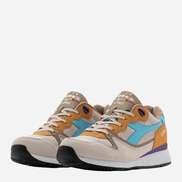 Buty sportowe męskie do kostki Diadora V7000 Camo 178553-C9766 44.5 Beżowy/Niebieski (8032521888036) - obraz 2