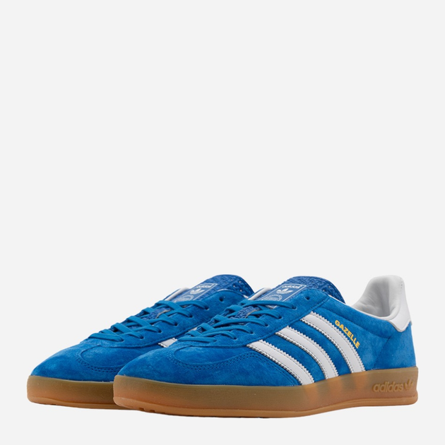 Жіночі кеди низькі adidas Originals Gazelle Indoor H06260 39.5 Блакитні (4066746182260) - зображення 3