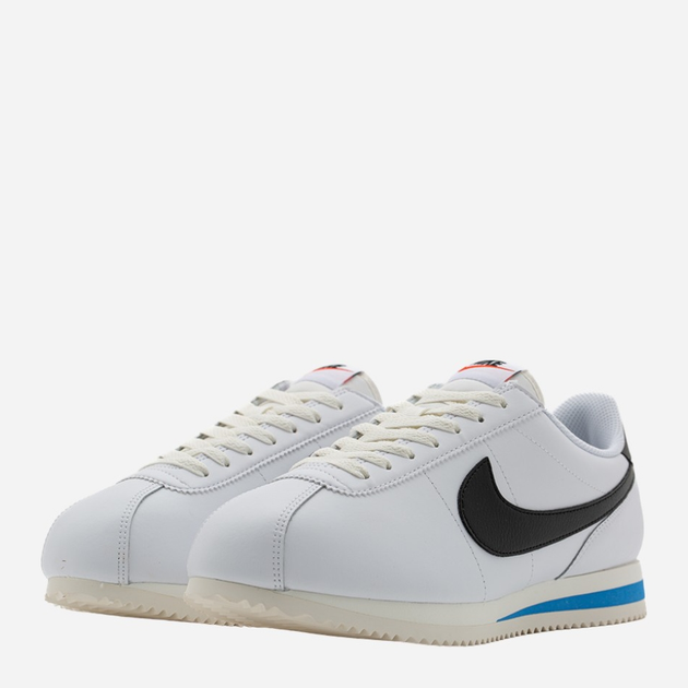 Sneakersy męskie skórzane Nike Cortez DM4044-100 45 Białe (196153305892) - obraz 2