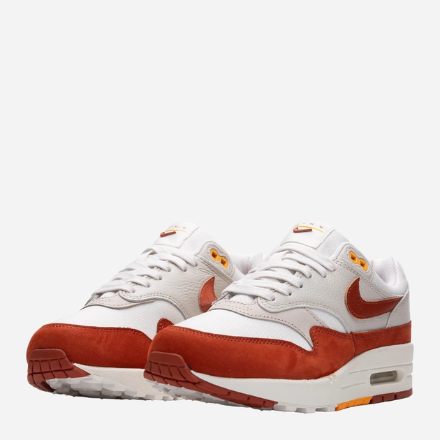 Buty sportowe damskie do kostki Nike Air Max 1 LX Wmns FD2370-100 36.5 Biały/Pomarańczowy (196607822173) - obraz 2