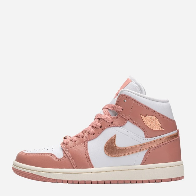 Жіночі кросівки для баскетболу Nike Jordan Brand Air Jordan 1 Mid SE Wmns FB9892-670 37.5 Рожеві (196969071677) - зображення 1