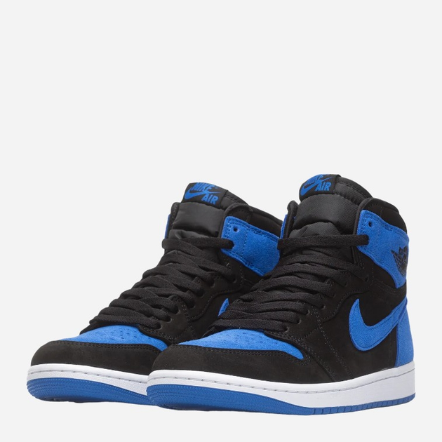 Buty do koszykówki męskie Nike Jordan Brand Air Jordan 1 High OG DZ5485-042 42 Czarny/Granatowy (196969191740) - obraz 2