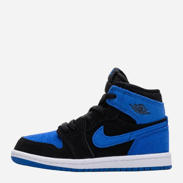 Дитячі кросівки для хлопчика Nike Jordan Brand Air Jordan 1 Retro High FD1413-042 25 Чорний/Синій (196969198510) - зображення 1