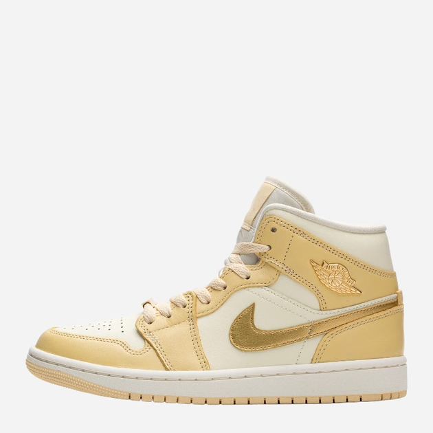 Жіночі кросівки для баскетболу Nike Jordan Brand Air Jordan 1 Mid SE Wmns FB9892-200 41 Бежеві (196969071585) - зображення 1