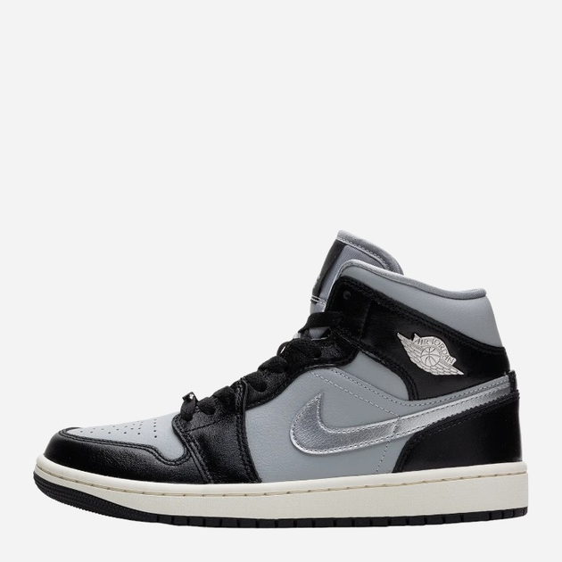 Buty do koszykówki damskie za kostkę Nike Jordan Brand Air Jordan 1 Mid SE Wmns FB9892-002 40.5 Szary/Czarny (196969071424) - obraz 1