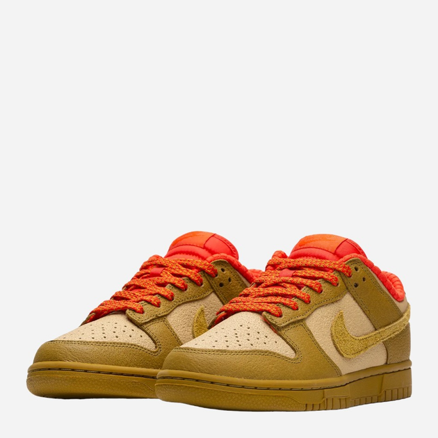 Tenisówki chłopięce Nike Dunk Low Wmns FQ8897-252 16.5 Oliwkowy/Beżowy (196974615101) - obraz 2