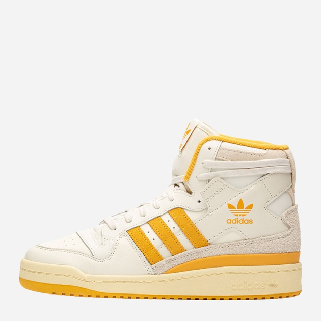 Sneakersy męskie skórzane adidas Forum 84 High IG0053 44.5 Kremowe (4066756693336) - obraz 2