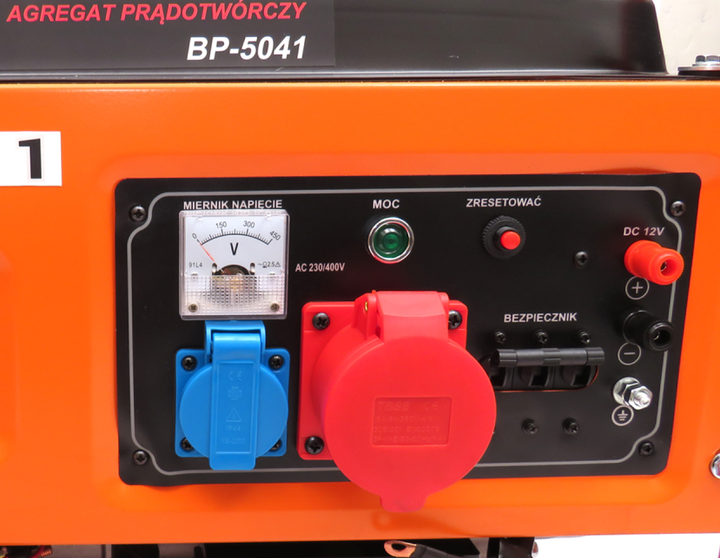 Generator benzynowy Bass Polska 5041 2800/3500 W (5902067625828) - obraz 3