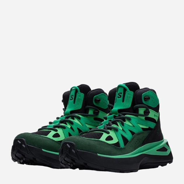 Zimowe buty trekkingowe męskie wodoszczelne Salomon Odyssey ELMT Mid Gore-Tex L47361800 44.5 Zielony/Czarny (195751421294) - obraz 2