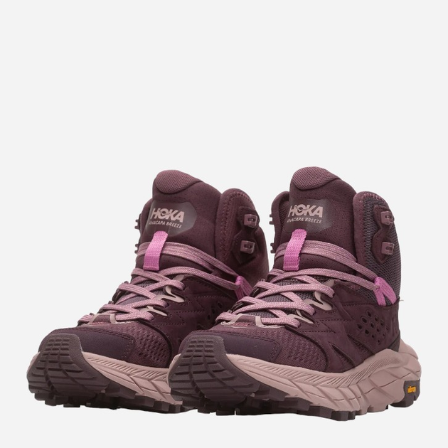 Buty do biegania damskie HOKA ONE ONE Anacapa Breeze Mid W 1134506-RPMV 39.5 Fioletowe (196565195623) - obraz 3