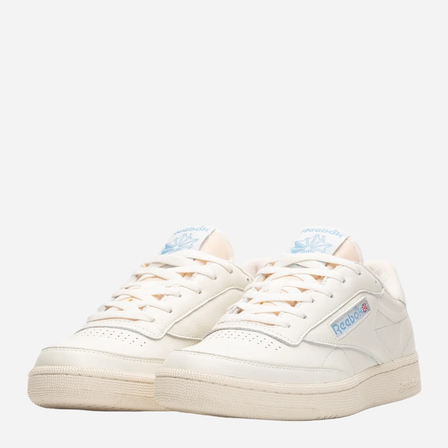 Sneakersy męskie skórzane Reebok Club C 85 Vintage 100007796 42 Białe (4065418230087) - obraz 2