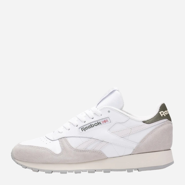 Buty sportowe męskie skórzane Reebok Classic Leather 100033433 41 Białe (4066755169641) - obraz 1