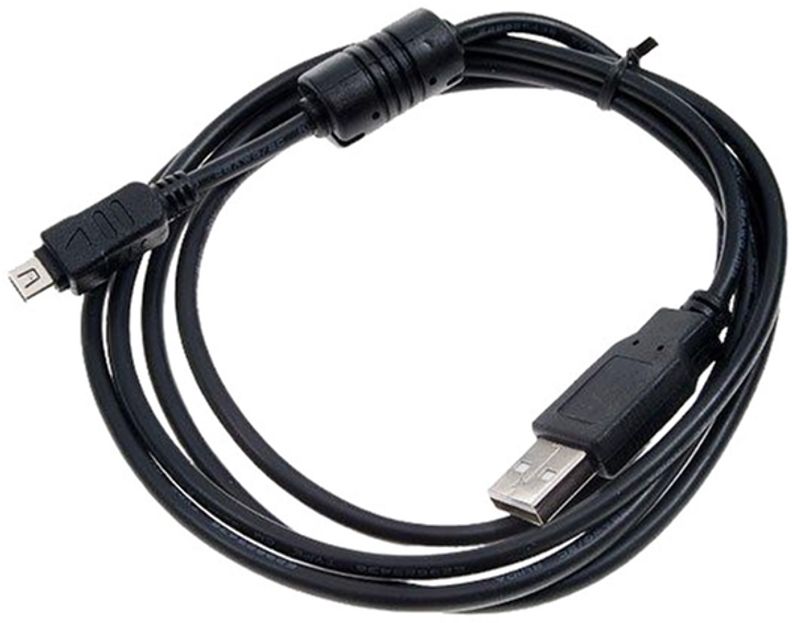 Kabel Logo do Olympus 2.0 USB Type-A - 12-pin M/M 1.8 m Czarny (8590274275591) - obraz 1