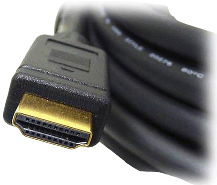 Кабель Logo Video HDMI - HDMI M/M 1.4 High Speed with Ethernet 5 м Чорний (8590274819283) - зображення 2