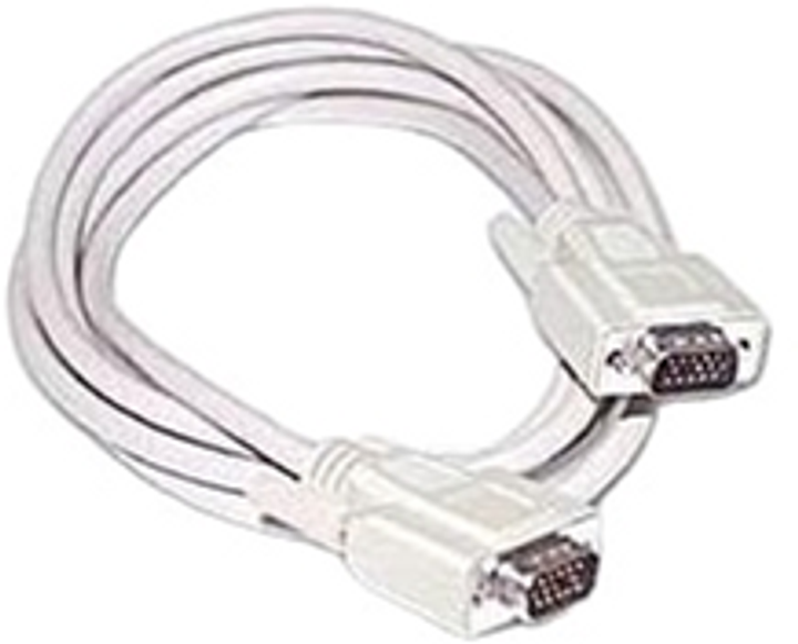 Kabel Logo KM02012NQL Video VGA D-Sub - VGA D-Sub M/M 2 m Szary (8590274241190) - obraz 2