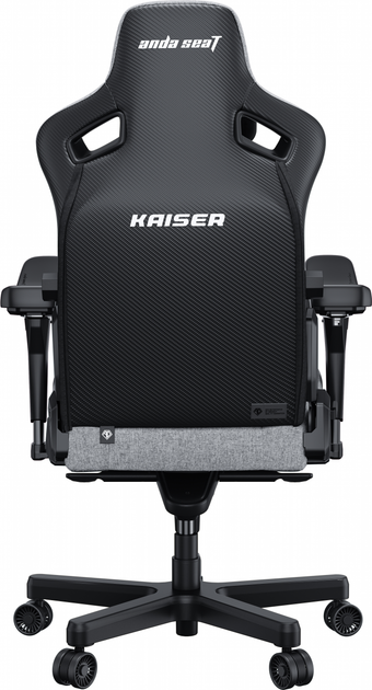 Крісло ігрове Anda Seat Kaiser 3 Pro Size XL Grey Fabric (AD12YDC-XL-01-G-PV/F-G02) - зображення 3