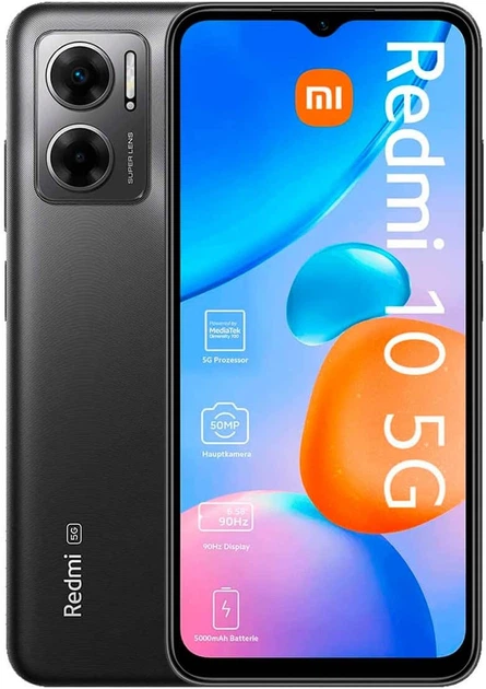 Мобильный телефон Xiaomi Redmi 10 5G 4/64GB DualSim Graphite Grey
