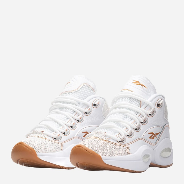 Sneakersy męskie za kostkę Reebok Question Mid 100033893 45 Białe (4066756990633) - obraz 2