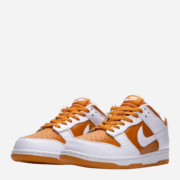 Tenisówki damskie do kostki Nike Dunk Low FQ6965-700 39 Biały/Pomarańczowy (196975526277) - obraz 2