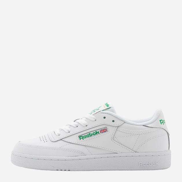 Tenisówki męskie skórzane Reebok Club C White Green AR0456 41 Białe (4056561016697) - obraz 2