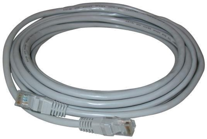 Патч-корд Logo UTP RJ45 Cat 5e KB150ANSQL 15 м Сірий (8590274241329) - зображення 1