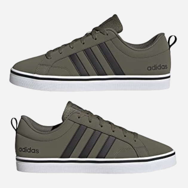 Чоловічі кеди низькі adidas VS Pace 2.0 HP6002 44 (9.5US) Оливкові (4066748656868) - зображення 3