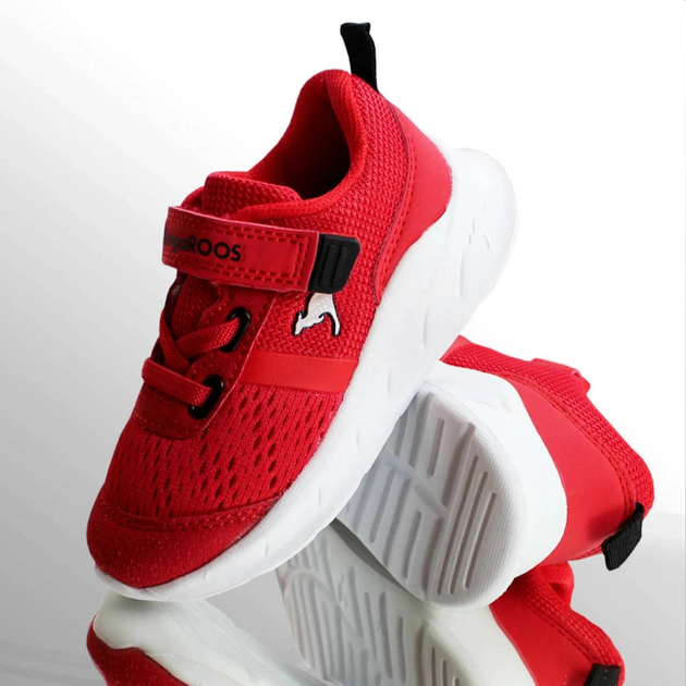 Buty sportowe dziecięce dla dziewczynki na rzepy Kangaroos 020970006173 23 Czerwone (4099758014946) - obraz 2