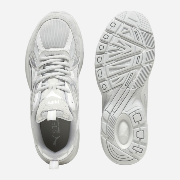 Buty sportowe męskie Puma Milenio Tech Suede 393489-02 40.5 (7UK) Białe (4099683182185) - obraz 4