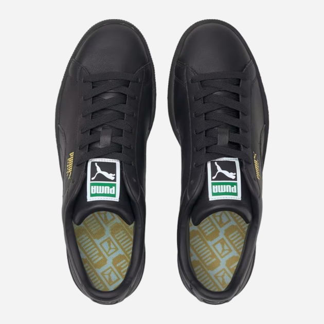Sneakersy męskie skórzane Puma Basket Classic XXI 374923-03 43 (9UK) Czarne (4063697638211) - obraz 6