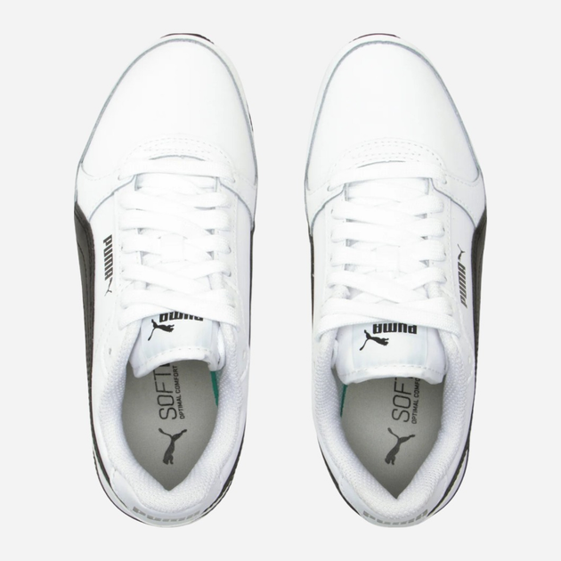 Підліткові кросівки для дівчинки Puma ST Runner v3 L Jr 384904-07 37 (4UK) Білі з чорним (4065449542869) - зображення 5