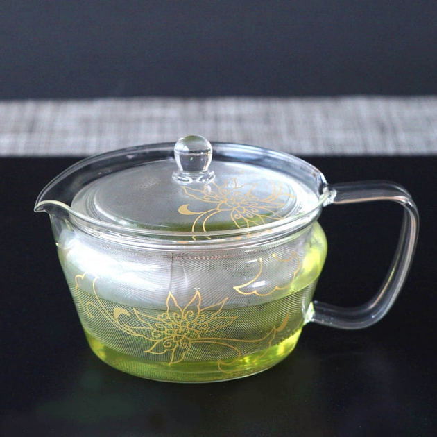 Czajniczek do zaparzania herbaty Hario Tachikichi Cha-Cha Kyusu Zen Kyo-Karakusa 450 ml (2504000010) - obraz 3