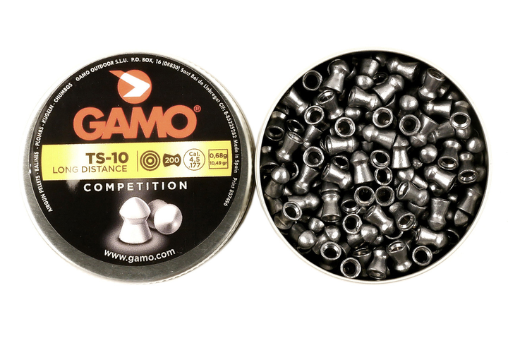 Свинцовые пули Gamo TS-10 Long Distance (0.68g, 200шт) - изображение 2