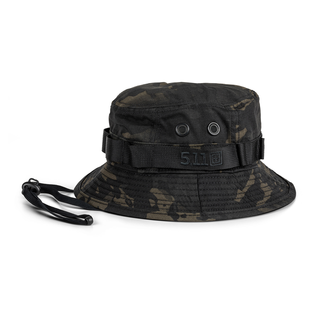 Панама тактична 5.11 MultiCam® Boonie Hat S/M MultiCam Black - зображення 2