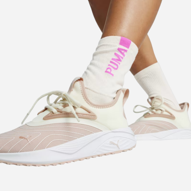 Buty sportowe damskie do kostki Puma Pacer Beauty 395238-02 38 (5UK) Pudrowe (4099686562038) - obraz 2