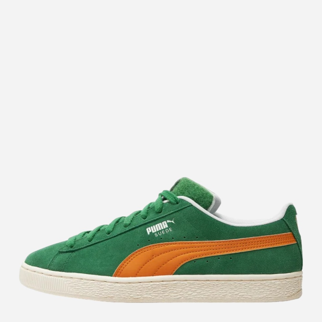 Sneakersy męskie do kostki Puma Suede Patch 395388-01 44.5 (10UK) Zielone (4099686227777) - obraz 3