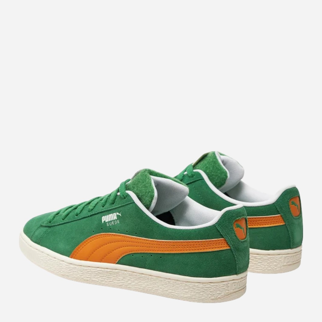 Sneakersy męskie do kostki Puma Suede Patch 395388-01 44.5 (10UK) Zielone (4099686227777) - obraz 4