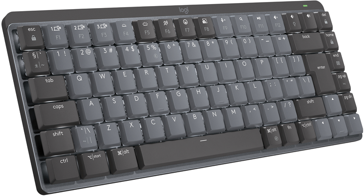 Клавіатура бездротова Logitech MX Mechanical Mini Minimalist Graphite (920-010780) - зображення 1