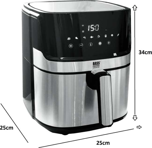 Frytkownica beztłuszczowa Bass Polska BH 10876 - obraz 8
