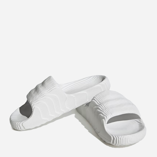 Чоловічі шльопанці для пляжу adidas Adilette 22 HQ4672 43.5 (9US) Білі (4066749534486) - зображення 2