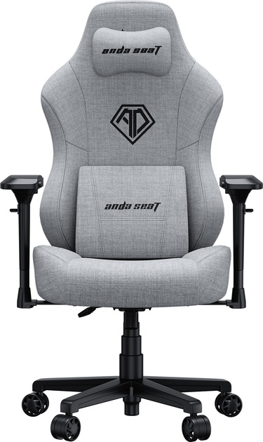 Кресло игровое Anda Seat Phantom 3 Pro Size L Grey Fabric (AD18YC-06-G-F) - изображение 1
