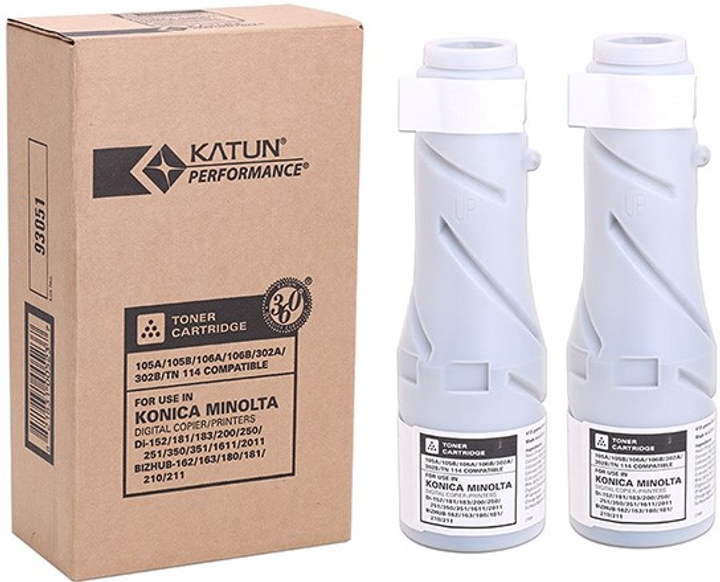 Toner Katun Corporation TN114/MT105 do Konica Minolta Duo pack Black (0821831005237) - obraz 1