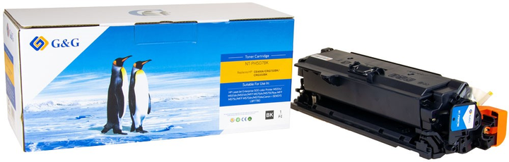 Toner G&G do HP CE400A NT-PH507BK(CE400A) HP 507A Black (NT-PH507BK(CE400A) - obraz 1