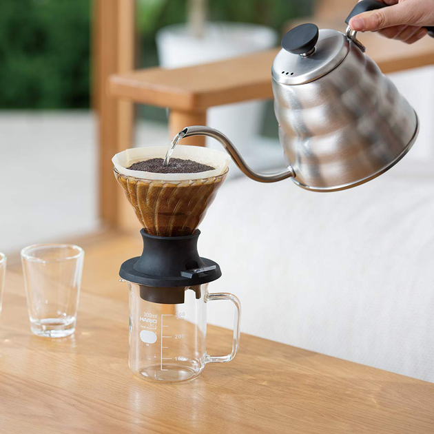 Dripper do kawy Hario Switch V60-02 + Filtry papierowe 40 szt (4977642728165) - obraz 5