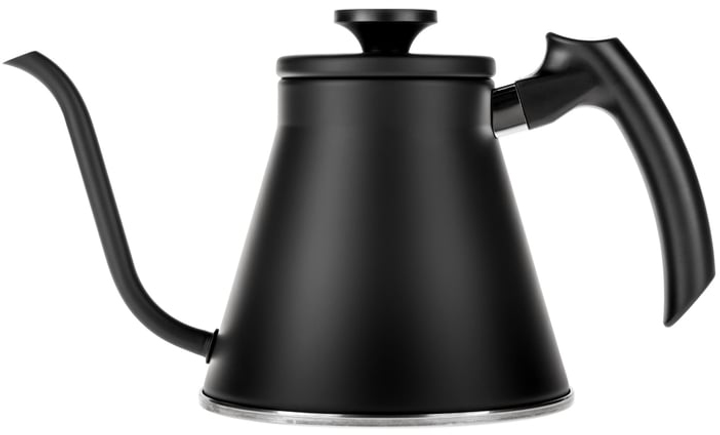 Чайник Hario Fit V60 Чорний 1.2 л (4977642021587) - зображення 1