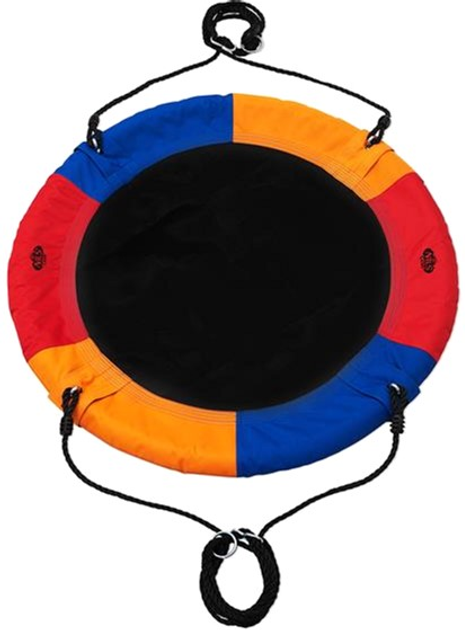 Huśtawka Nils NB5003 Bocianie gniazdo Niebieski Czerwony Pomarańczowy Śr. 90 cm (5907695542998) - obraz 3