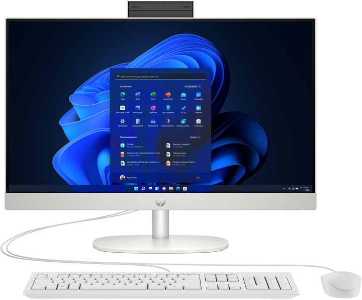 Моноблок HP 240-G10 23.8" FHD IPS AG, Intel i5-1335U, 16GB, F512GB, UMA ...