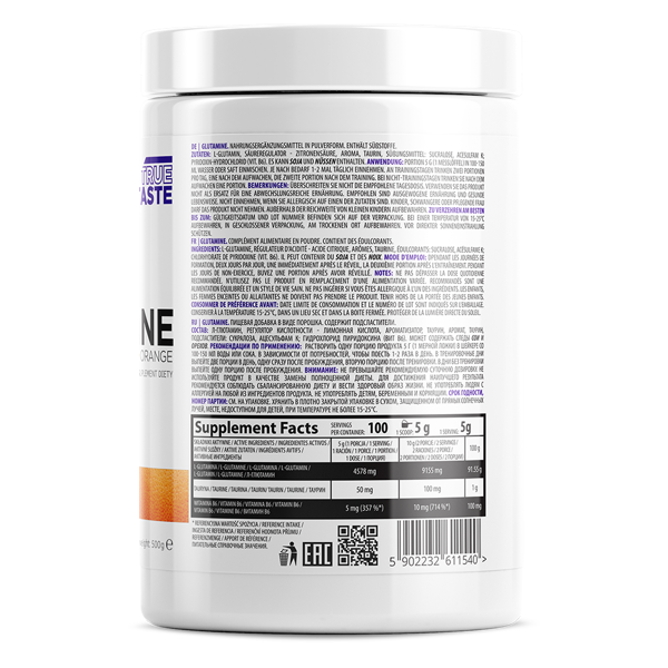 Глютамин Ostrovit L-glutamine 500 g Lemon - изображение 2