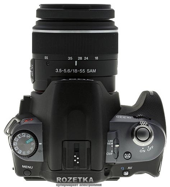 Фотоаппарат Sony Alpha DSLR-A330 Kit 18-55 купить на ROZETKA | Отличная ...