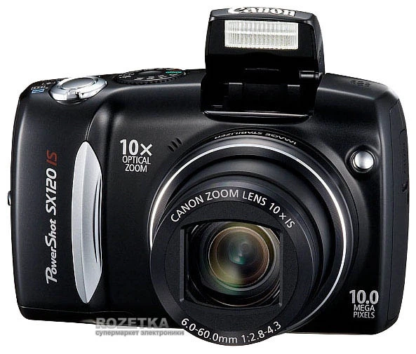 Фотоапарат Canon PowerShot SX120 IS + SD 4Gb купити на ROZETKA